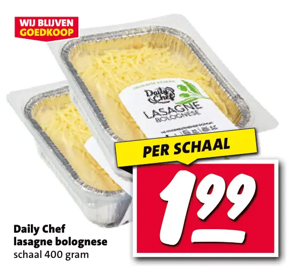 Aanbieding: lasagne bolognese