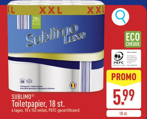Promotie: Toiletpapier