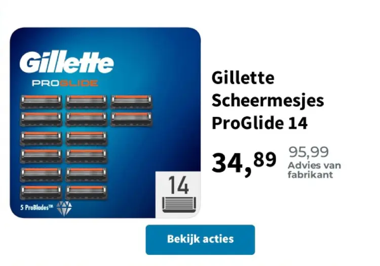 Promotie: Scheermesjes ProGlide