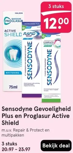 Aanbieding: Gevoeligheid Plus en Active Shield