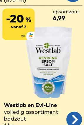 Promotie: Volledig assortiment badzout