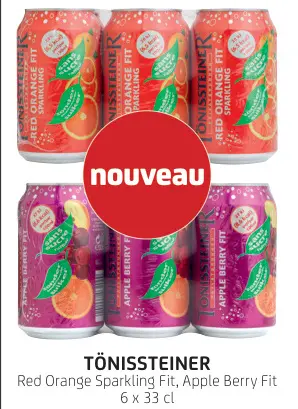 Offre: Red Orange Sparkling Fit, Apple Berry Fit
