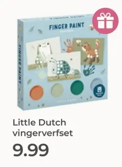 Aanbieding: vingerverfset