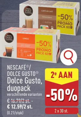 Aanbieding: NESCAFÉ®/ DOLCE GUSTO® Dolce Gusto, duopack