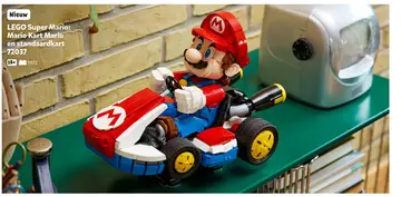 Aanbieding: LEGO Super Mario: Mario Kart Mario en standaa