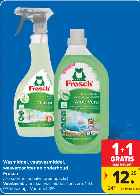 Promotie: Wasmiddel, vaatwasmiddel, wasverzachter en onderhoud