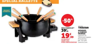 Offre: Appareil a fondue