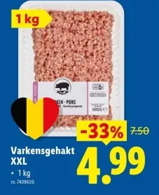 Promotie: Varkensgehakt XXL