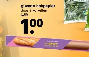 Aanbieding: Bakpapier