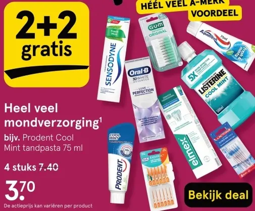 Aanbieding: Heel veel mondverzorging
