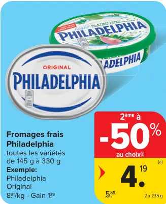 Offre: Fromages frais