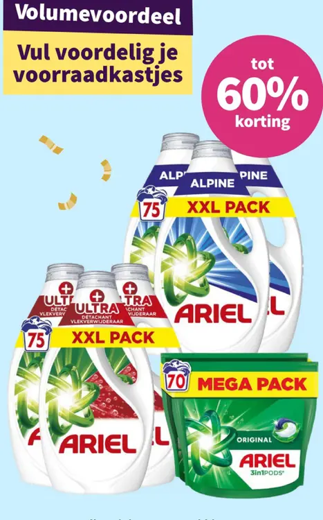 Aanbieding: Ariel 3in1 PODS