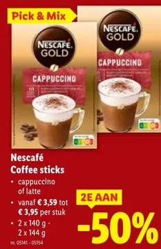 Aanbieding: Nescafé Coffee sticks