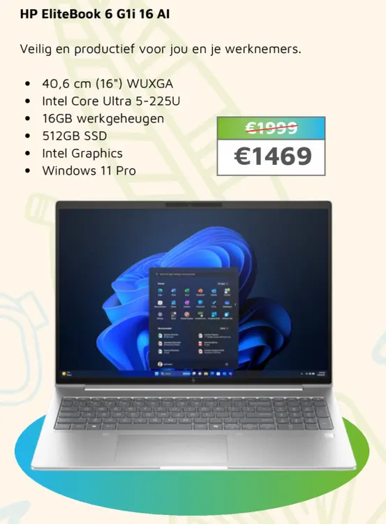 Aanbieding: HP EliteBook 6 G1i 16 AI
