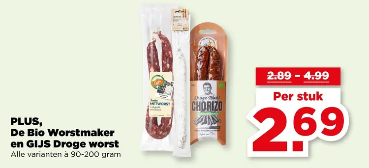 Aanbieding: De Bio Worstmaker en GIJS Droge worst