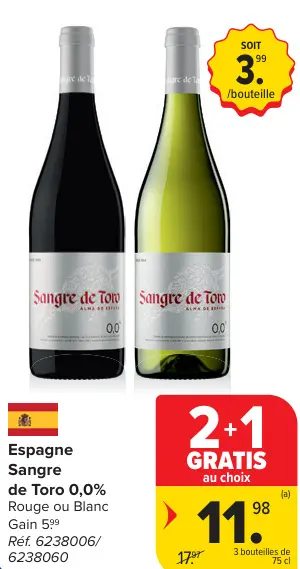 Offre: Sangre de Toro 0,0%