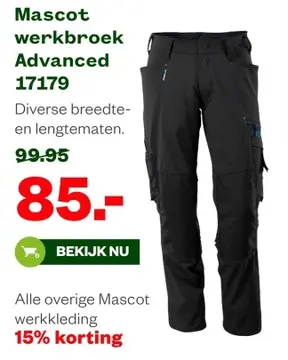 Aanbieding: Mascot werkbroek Advanced