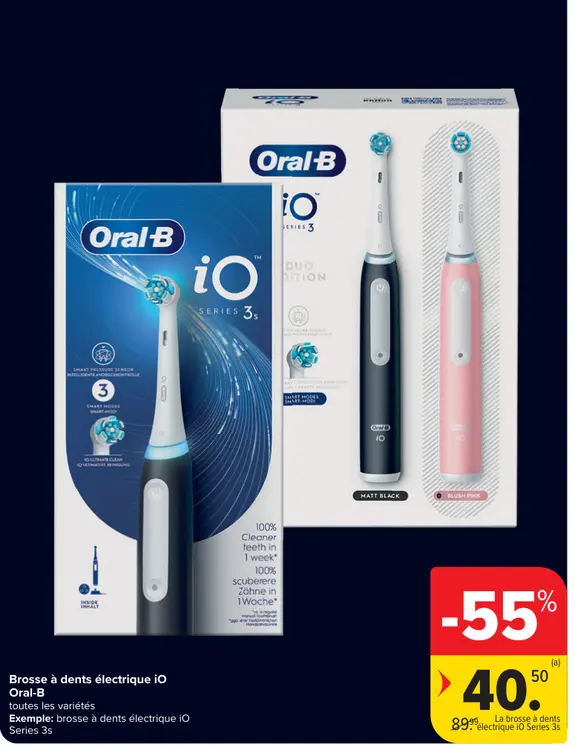 Offre: Brosse à dents électrique iO