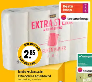 Aanbieding: Keukenpapier Extra Sterk & Absorberend
