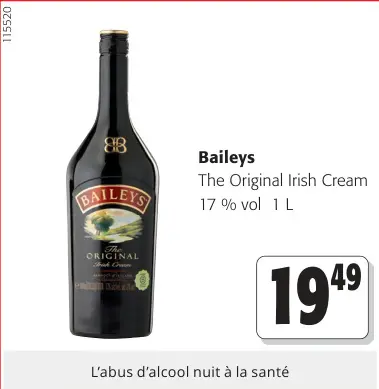 Offre: The Original Irish Cream