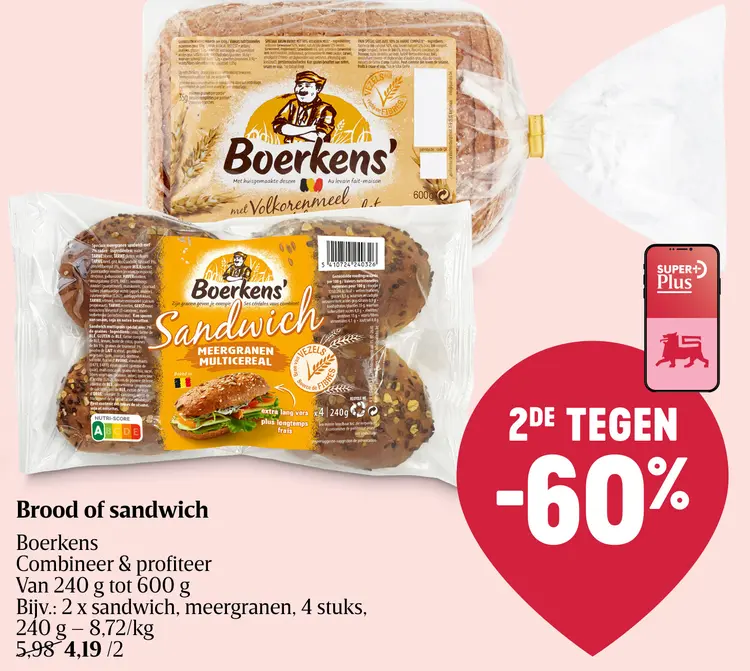 Promotie: Brood of sandwich