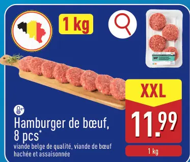 Offre: Hamburger de bœuf
