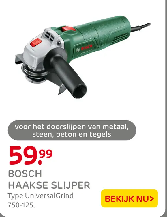Aanbieding: Haakse slijper