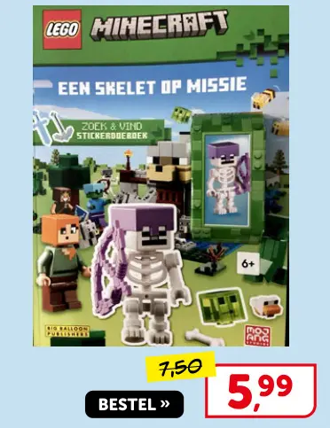 Promotie: Minecraft een Skelet op Missie