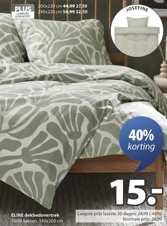 Promotie: ELINE dekbedovertrek