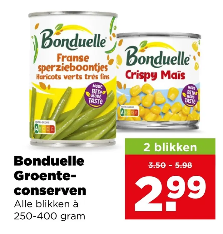 Aanbieding: Bonduelle groenteconserven
