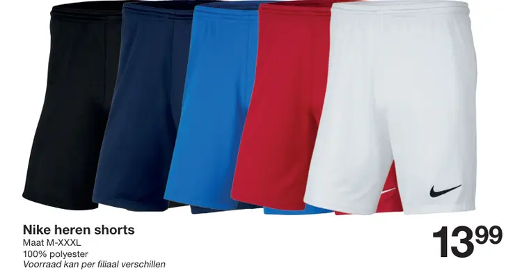 Aanbieding: Nike heren shorts