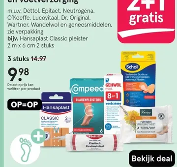 Aanbieding: Hansaplast Classic pleister