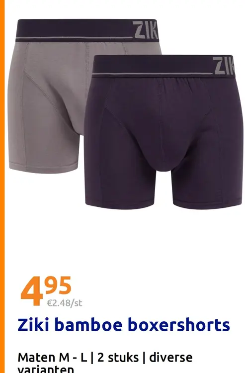 Promotie: bamboe boxershorts