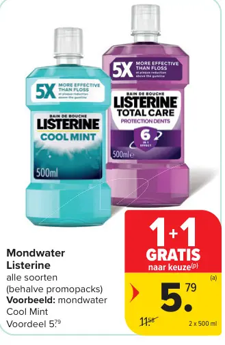 Promotie: Mondwater Listerine