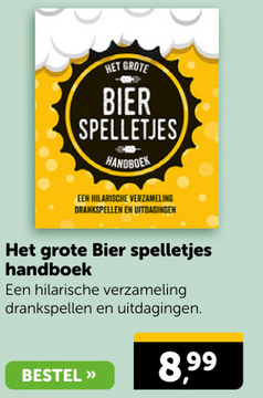 Aanbieding: Het grote Bier spelletjes handboek