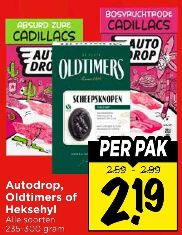 Aanbieding: Autodrop, Oldtimers of Heksehyl