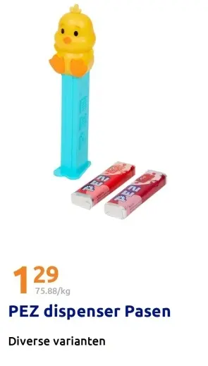 Promotie: PEZ dispenser Pasen
