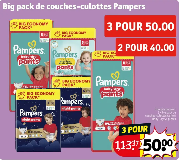 Offre: Big pack de couches-culottes