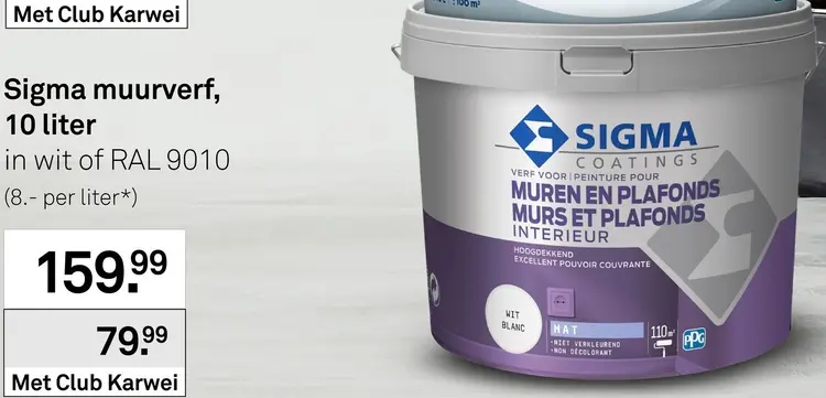 Aanbieding: Muurverf