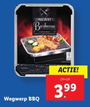 Aanbieding: Wegwerp BBQ