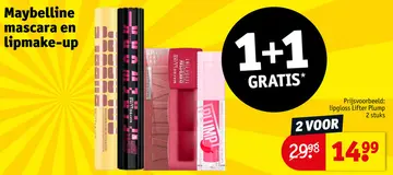 Aanbieding: Mascara en lipmake-up