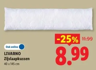 Aanbieding: Zijslaapkussen