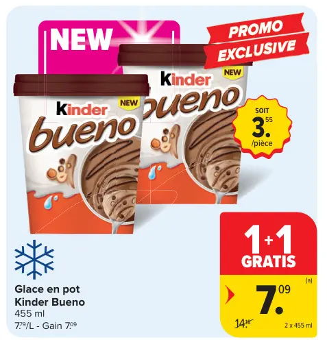 Offre: Glace en pot