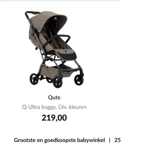 Aanbieding: Q-Ultra buggy
