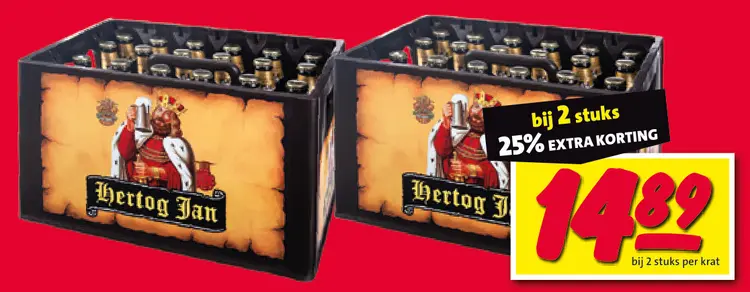 Aanbieding: Hertog Jan krat