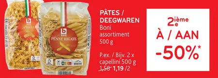 Offre: Pâtes / Deegwaren