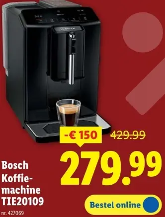 Promotie: Koffiemachine