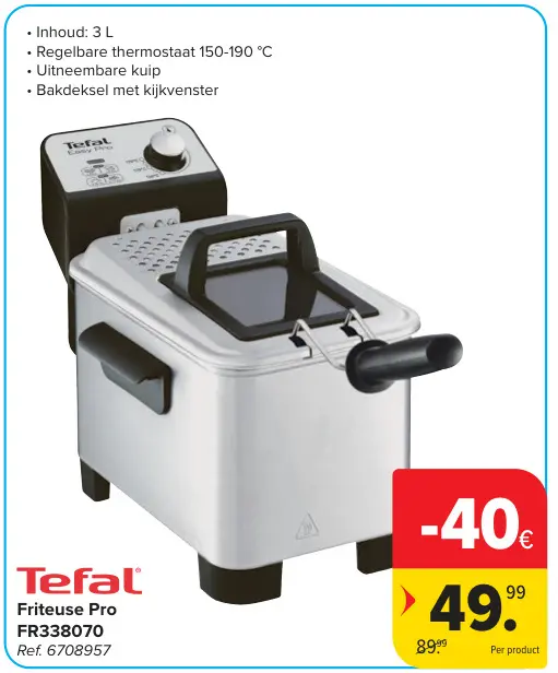 Promotie: Friteuse Pro FR338070