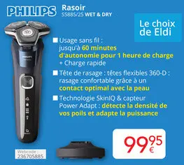 Offre: Rasoir S5885/25 WET & DRY