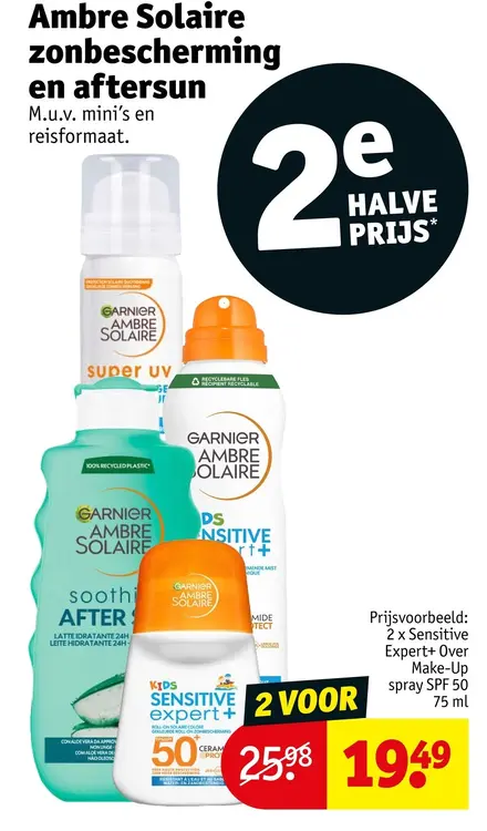 Promotie: Ambre Solaire zonbescherming en aftersun